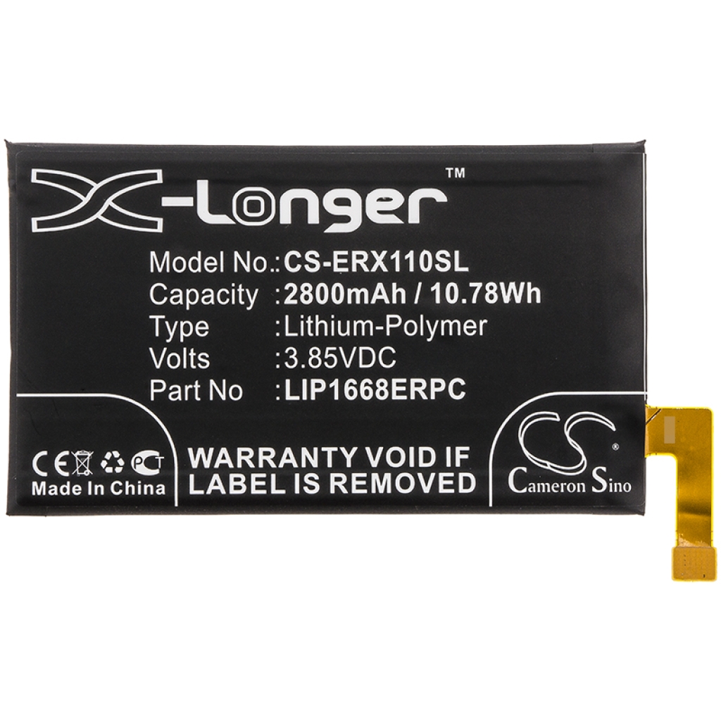 Sostituzione della batteria compatibile per Sony LIP1668ERPC