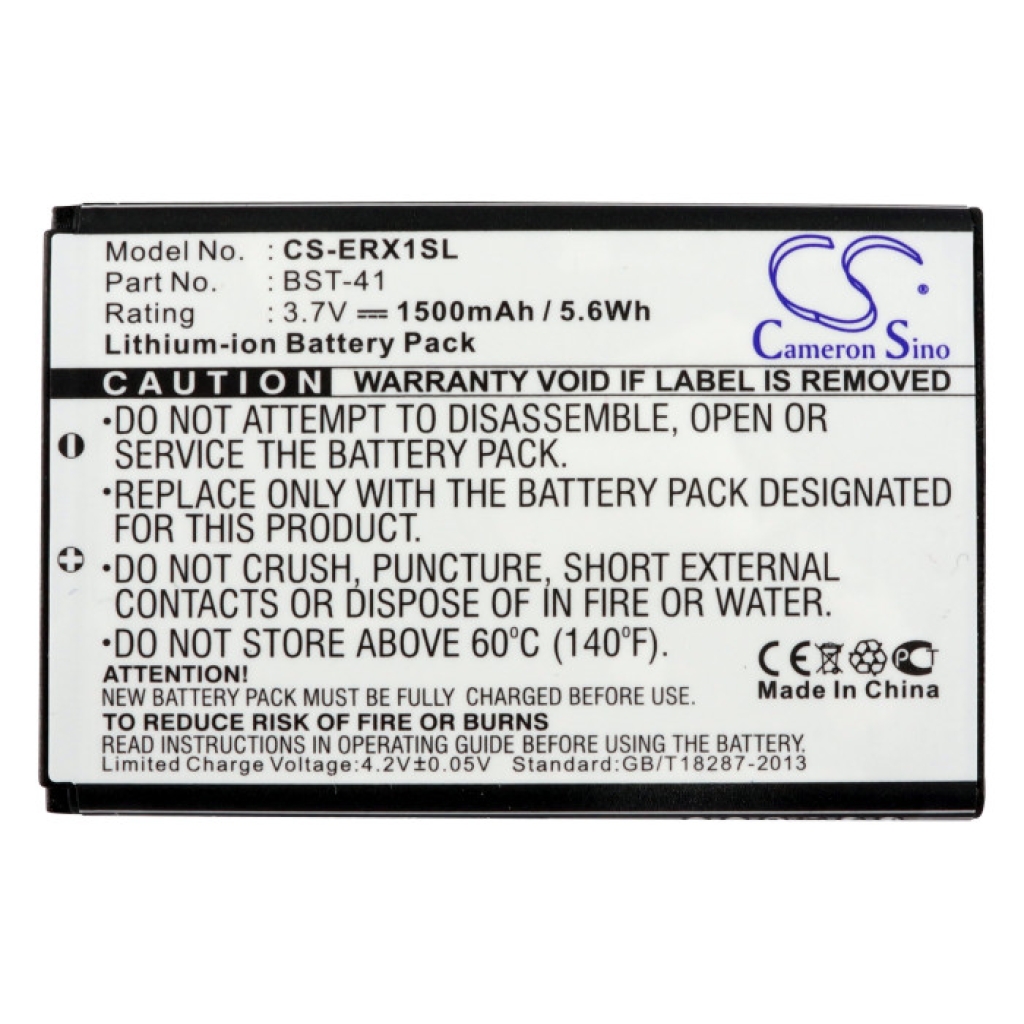 Sostituzione della batteria compatibile per Sony Ericsson BST-41,SO04