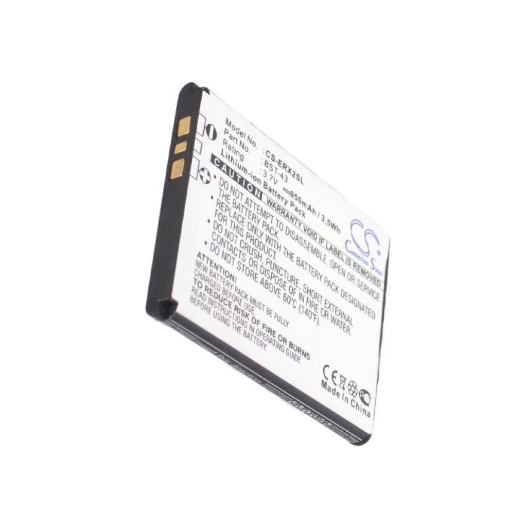 Sostituzione della batteria compatibile per Sony Ericsson BST-43