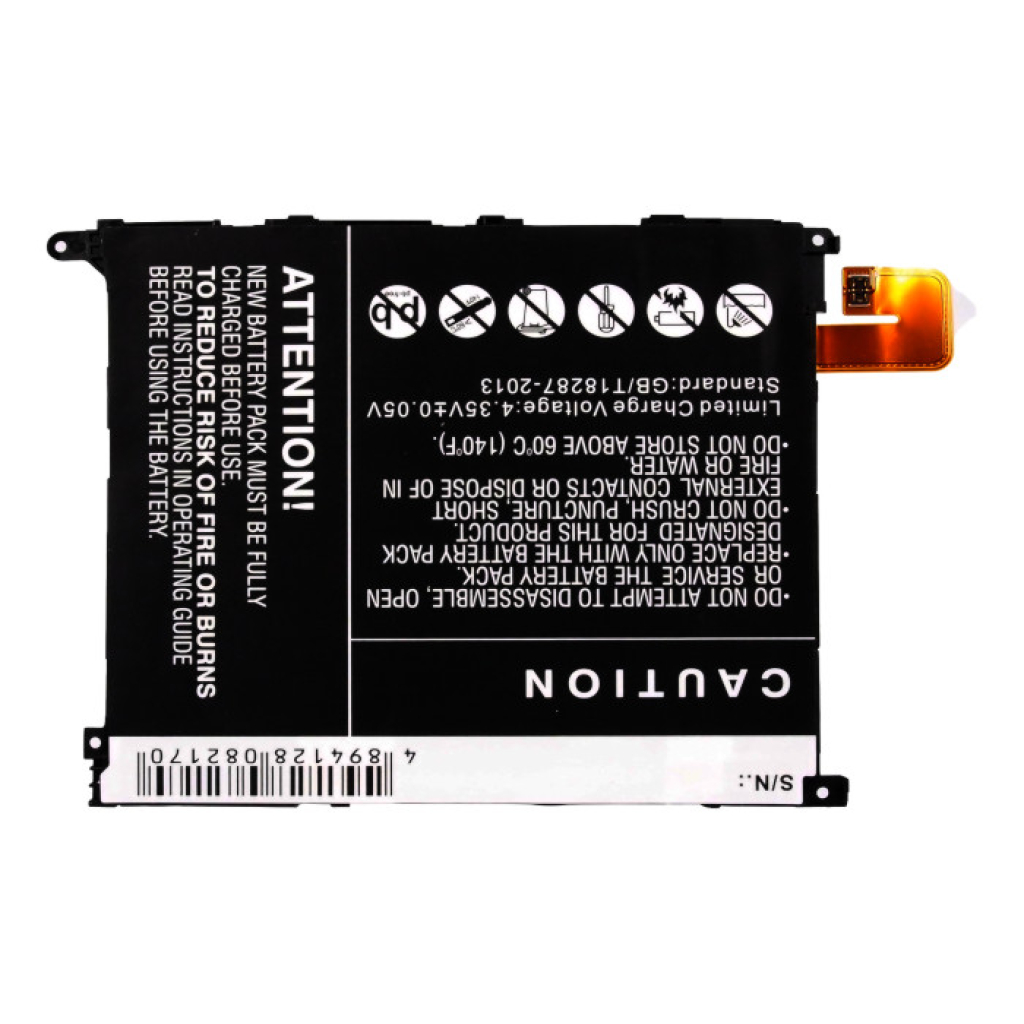 Batteria del telefono cellulare Sony Ericsson Yuga Rex (CS-ERX390SL)