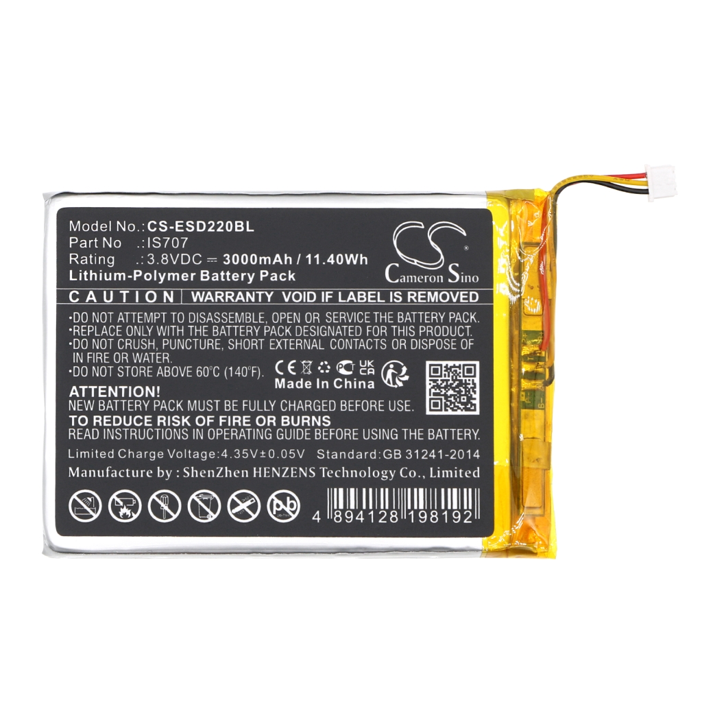 Terminale di pagamento Batteria Eservice CS-ESD220BL