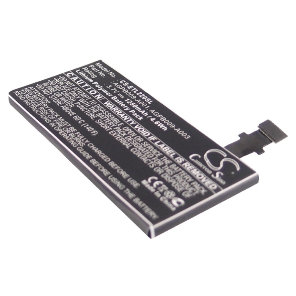 Batteria del telefono cellulare Sony Ericsson LT22 (CS-ETL220SL)