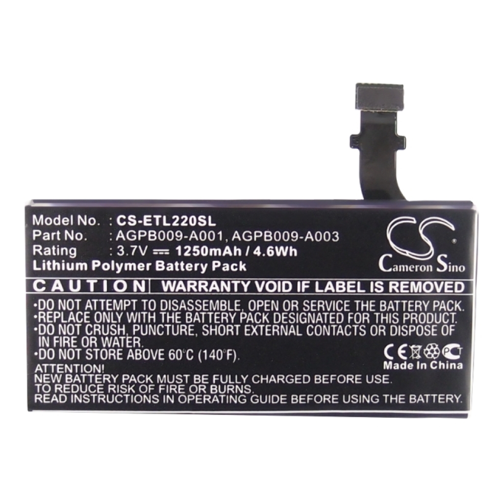 Batteria del telefono cellulare Sony Ericsson LT22 (CS-ETL220SL)