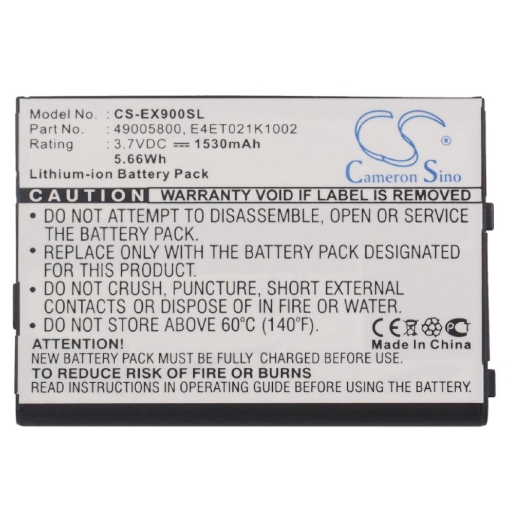 Batteria del telefono cellulare E-TEN glofiish V900