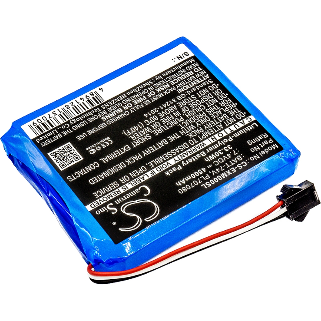 Sostituzione della batteria compatibile per Extech BATT-74V,PL707080