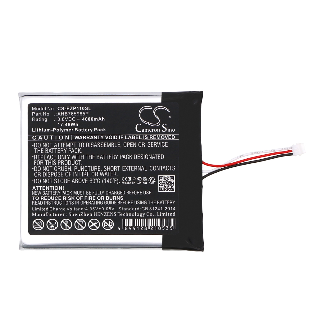 Batterie Sostituisce AHB765965P