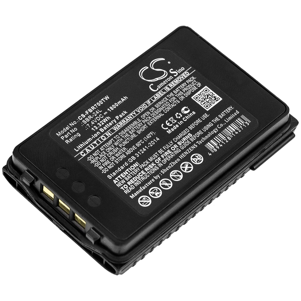 Sostituzione della batteria compatibile per YAESU SBR-24L