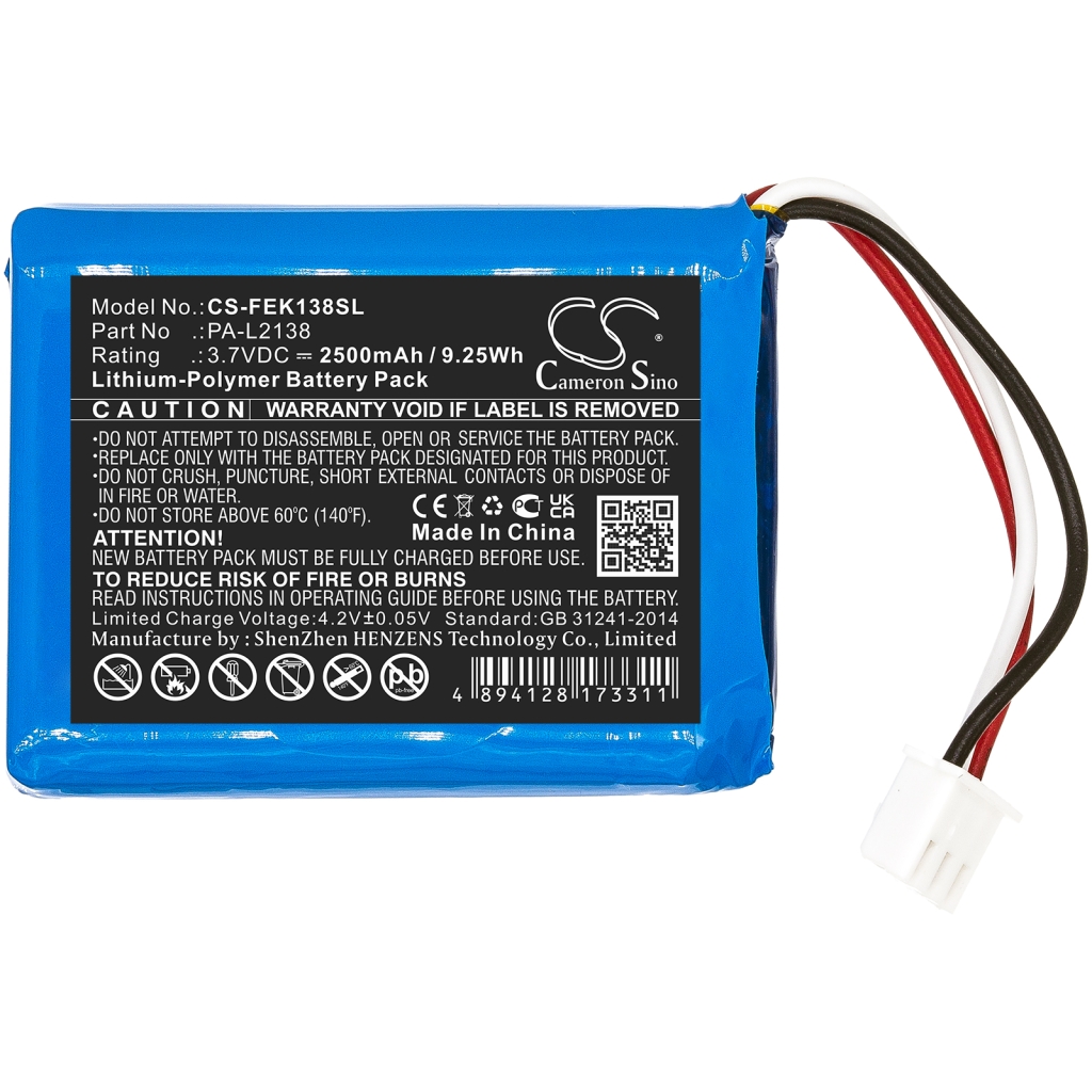 Batterie personalizzate Fey elektronik CS-FEK138SL