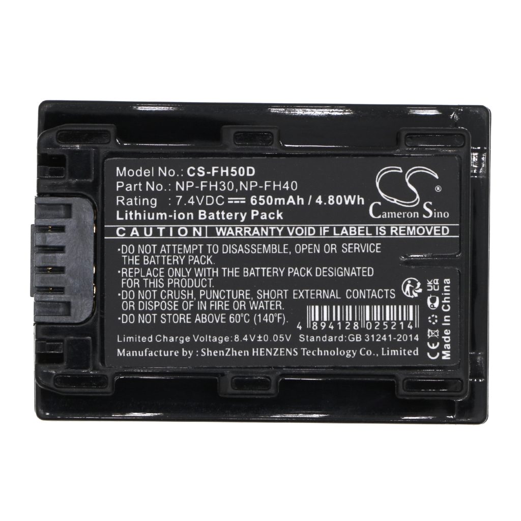 Batteria della fotocamera Sony DCR-SR40E