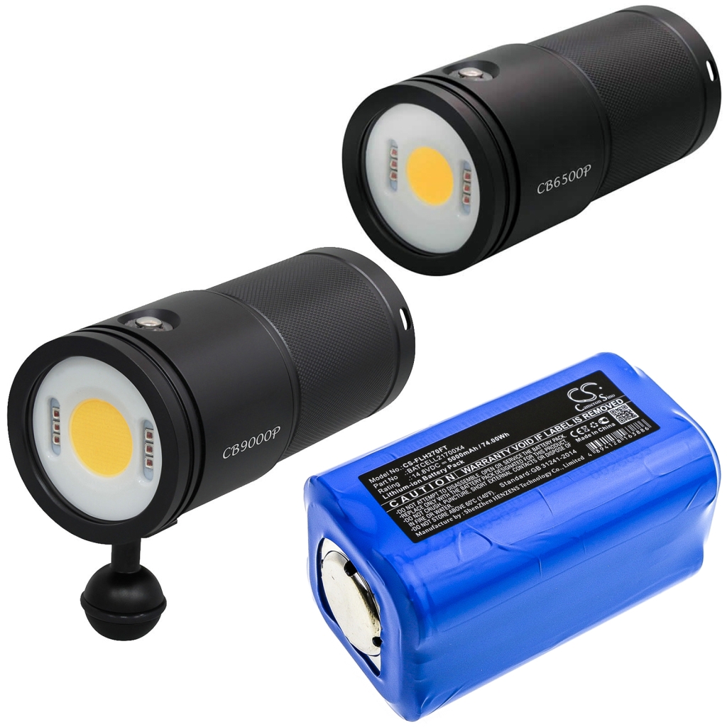 Batteria del sistema di illuminazione Bigblue CS-FLH270FT