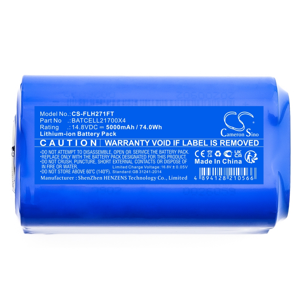 Battery Replaces BATCELL21700X4