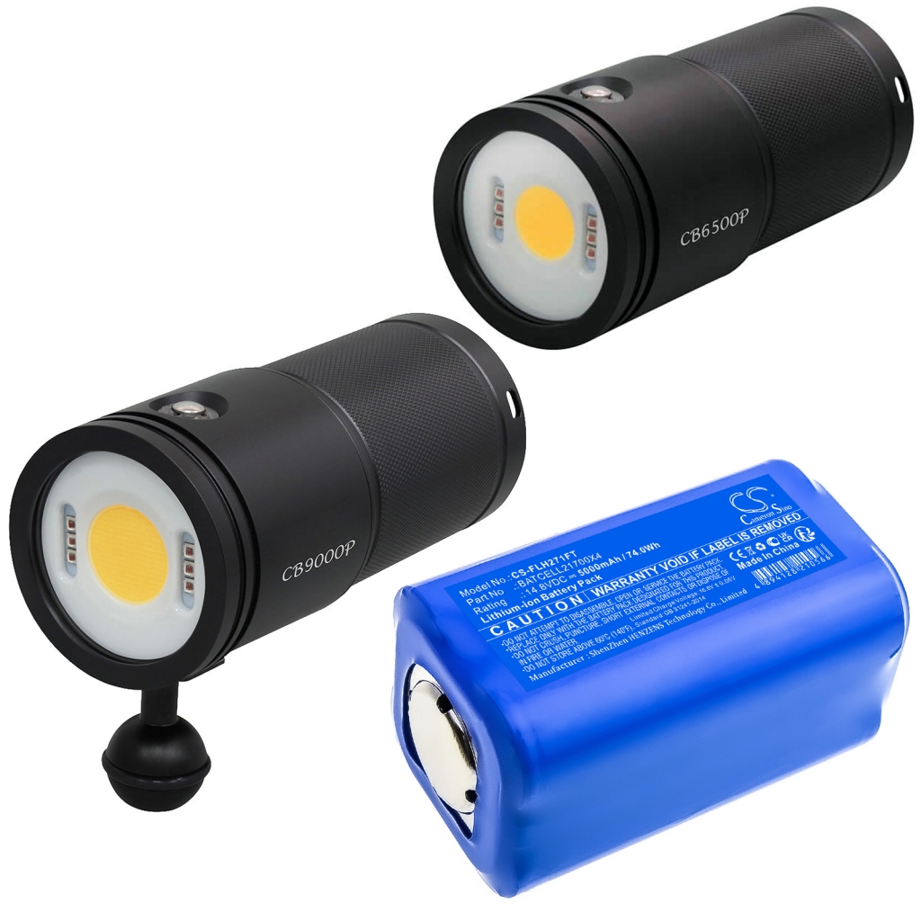 Batteria del sistema di illuminazione Bigblue CS-FLH271FT