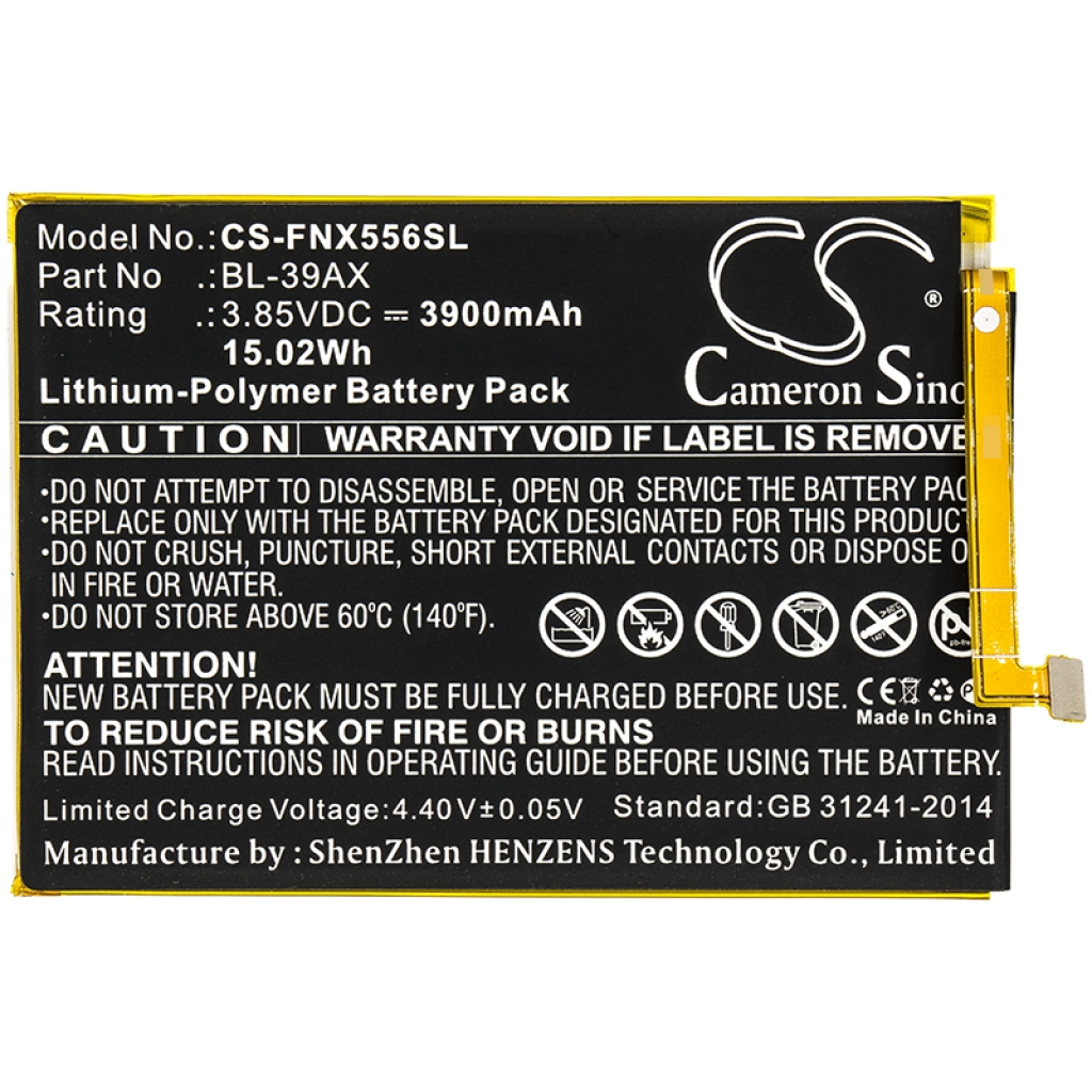 Batterie Sostituisce BL-39AX