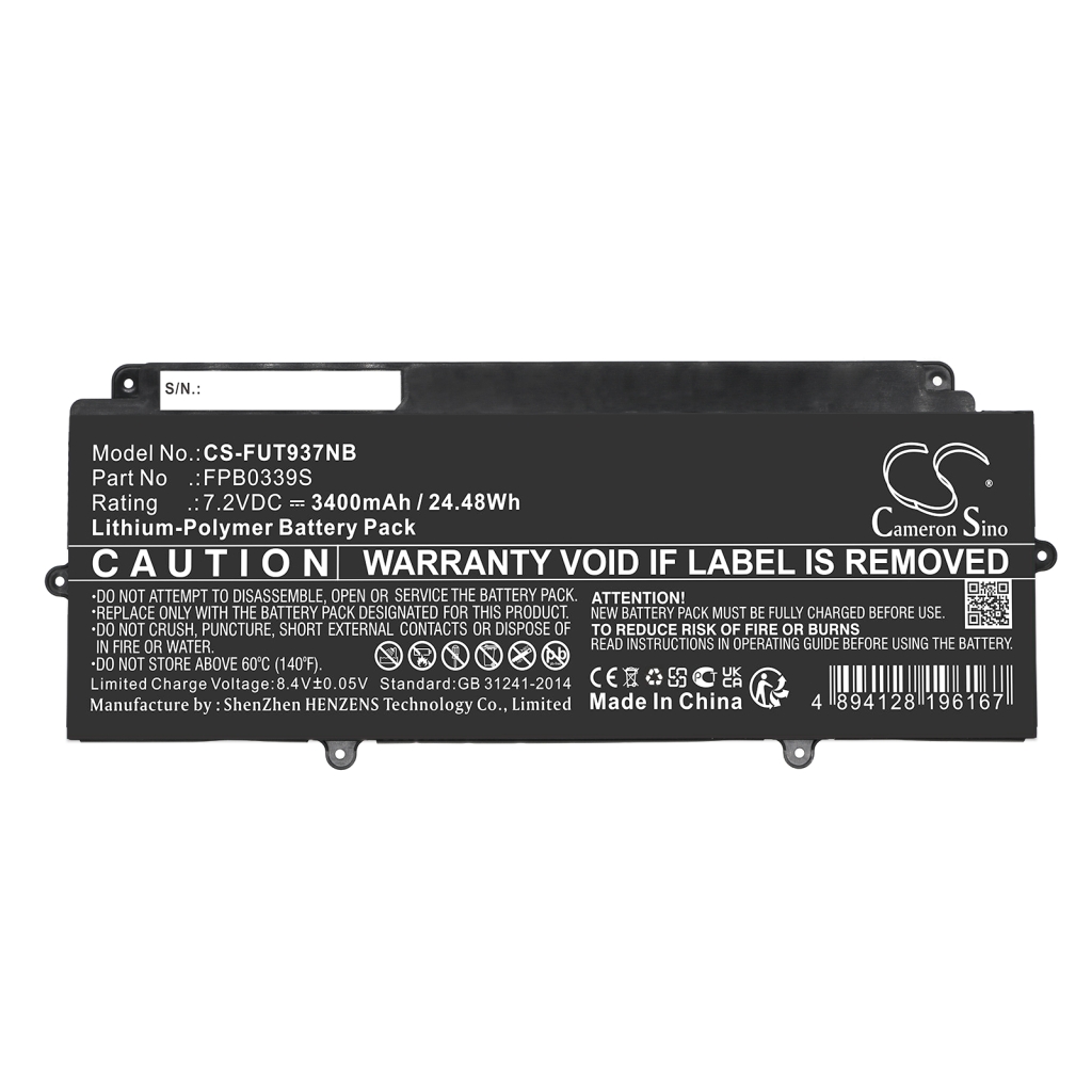 Notebook battery Fujitsu CS-FUT937NB