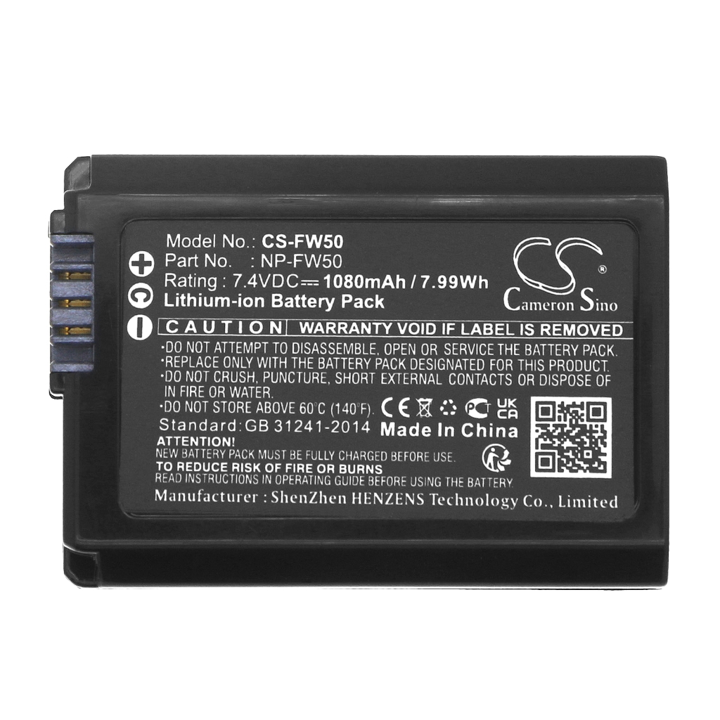 Camera Battery Sony Mirrorless Alpha A3000