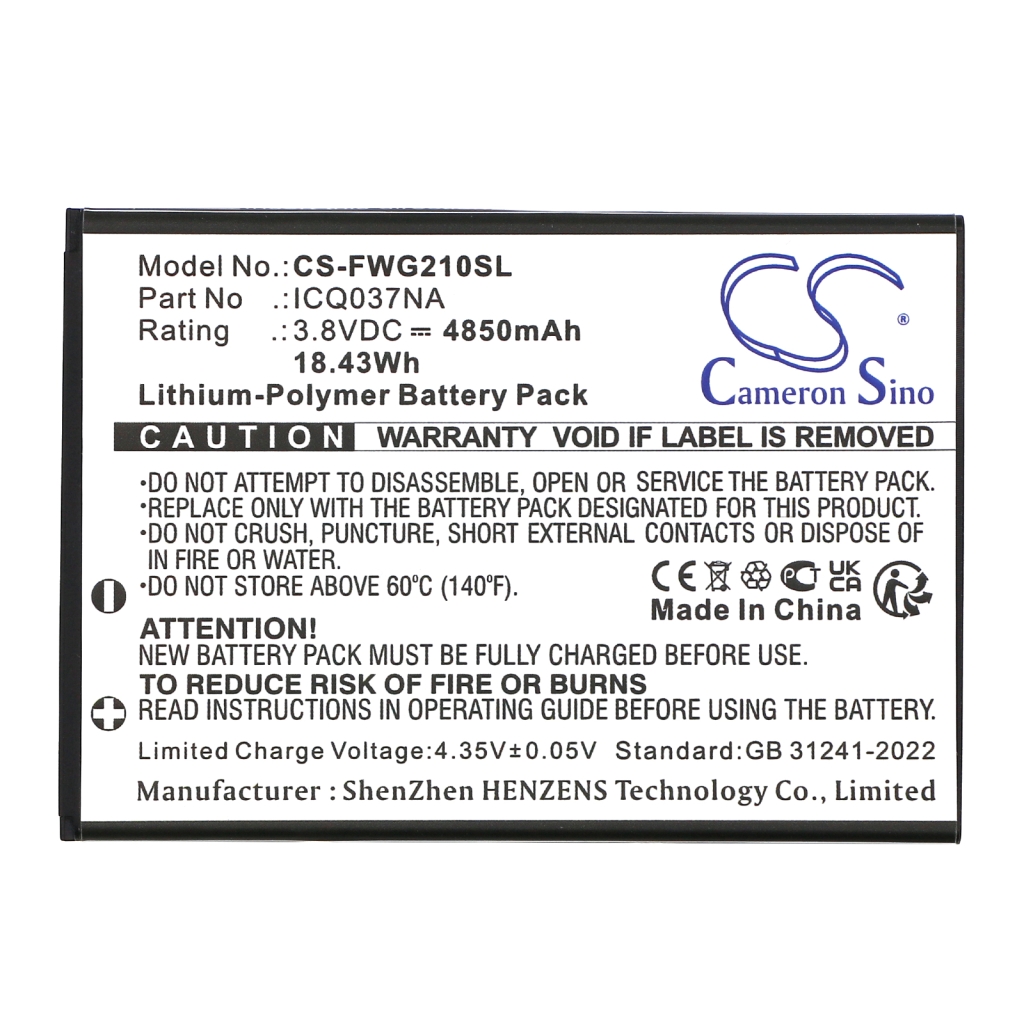 Batterie Sostituisce ICQ037NA