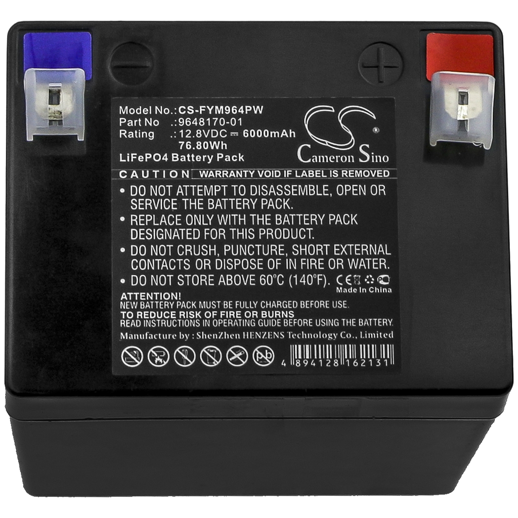 Batterie Sostituisce 9648170-01