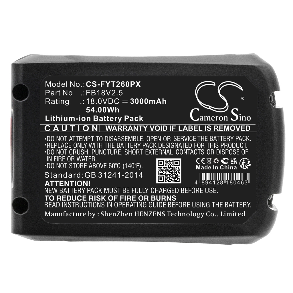 Sostituzione della batteria compatibile per Flymo FB18V2.5