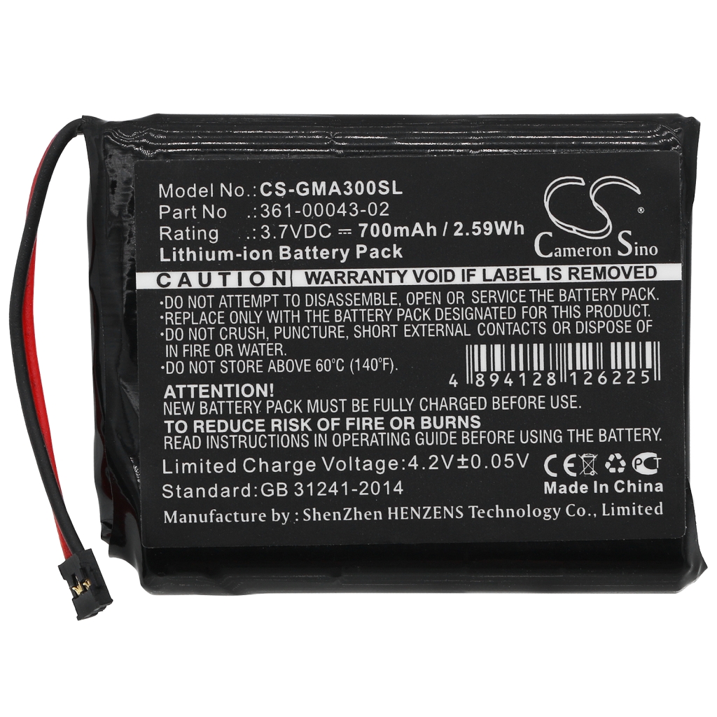 Batterie Sostituisce 361-00043-02