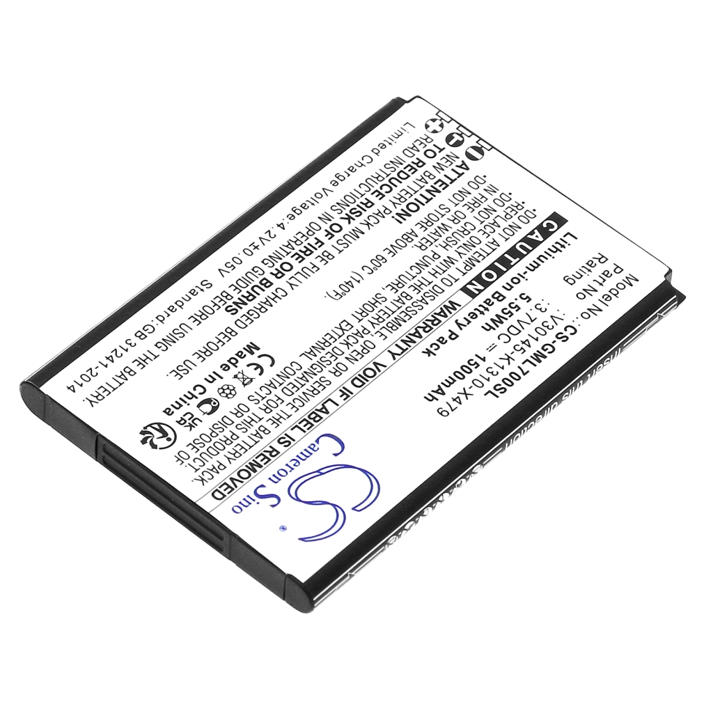 Batteria del telefono cellulare Gigaset GL7 (CS-GML700SL)