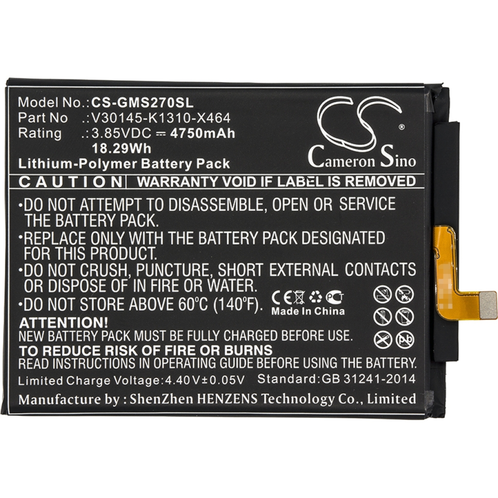 Batteria del telefono cellulare Gigaset GS270 (CS-GMS270SL)