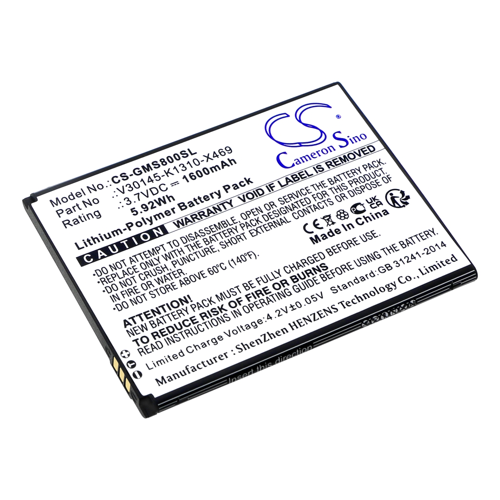 Batteria del telefono cellulare Gigaset GS80 (CS-GMS800SL)