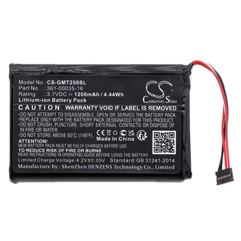 Sostituzione della batteria compatibile per Garmin 361-00035-16