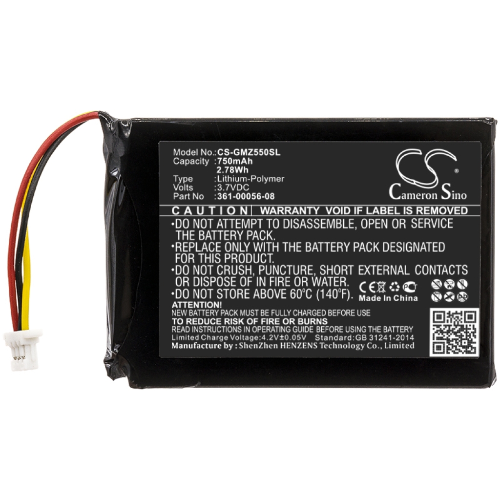 Sostituzione della batteria compatibile per Garmin 361-00056-08