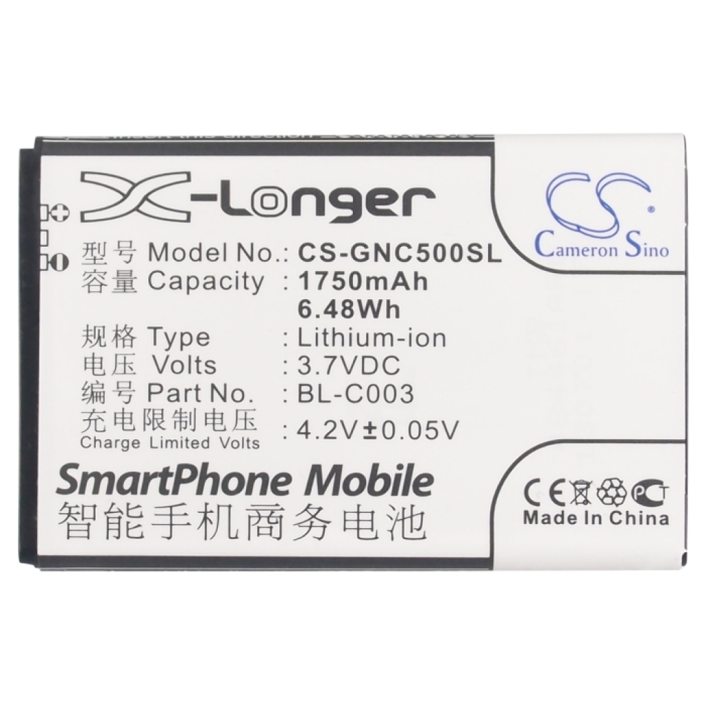 Batteria del telefono cellulare GIONEE C500