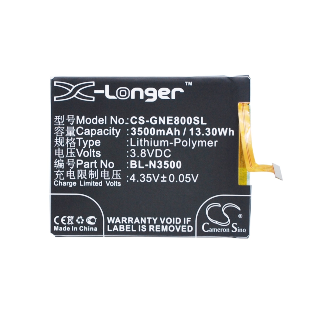 Batteria del telefono cellulare GIONEE GN9008 (CS-GNE800SL)