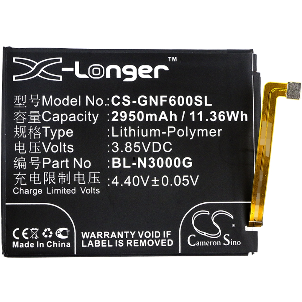 Batteria del telefono cellulare GIONEE F6 (CS-GNF600SL)