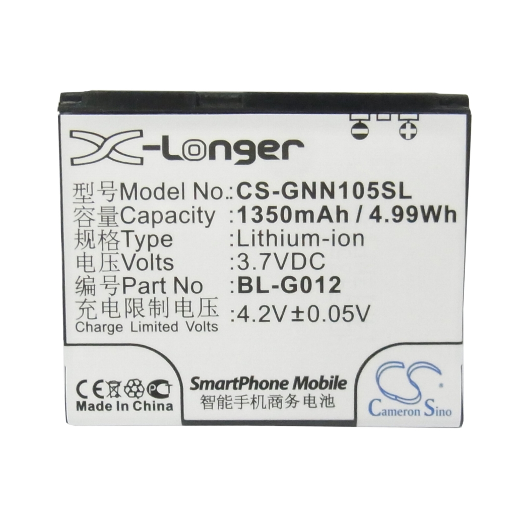 Batteria del telefono cellulare GIONEE CS-GNN105SL