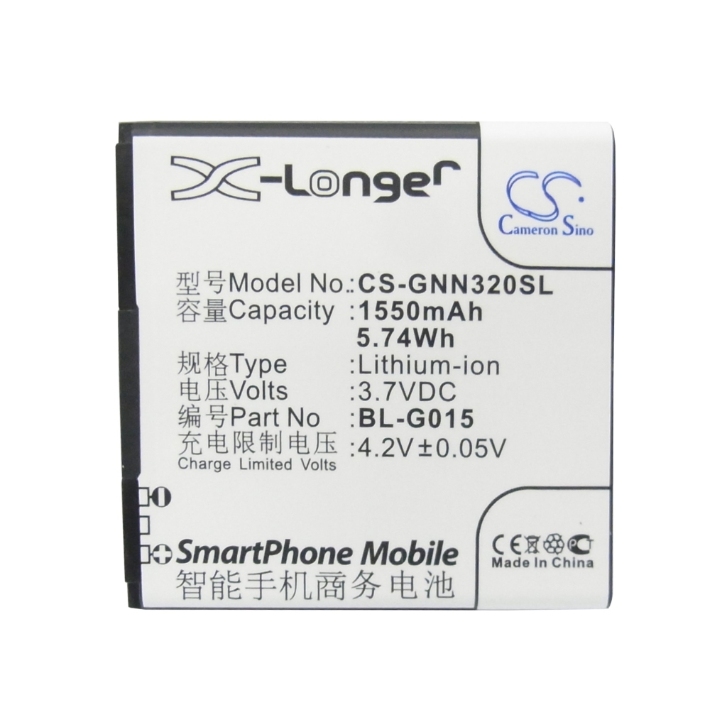 Batteria del telefono cellulare GIONEE GN205