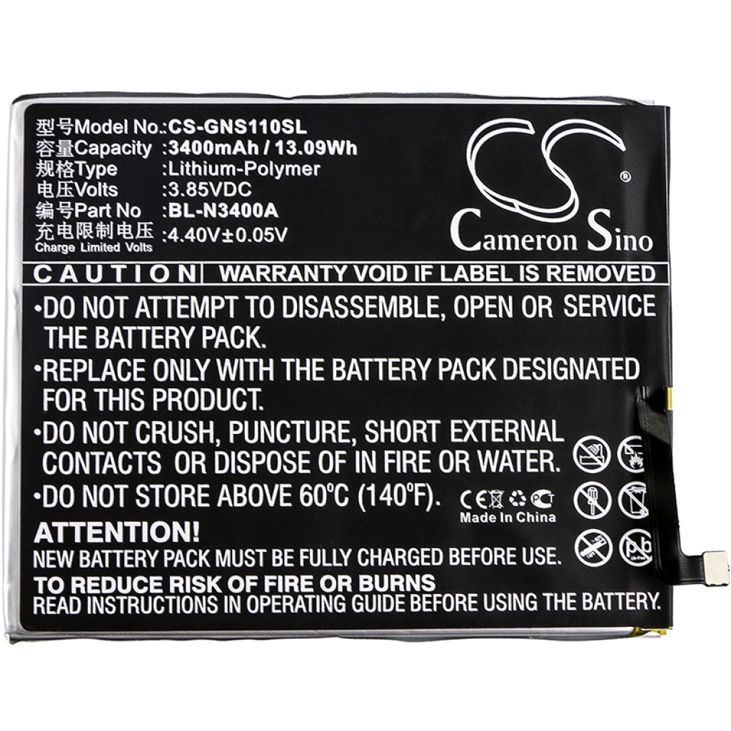 Batterie Sostituisce BL-N3400A