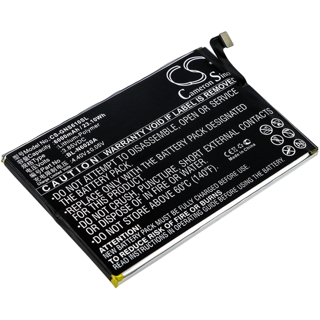 Batteria del telefono cellulare GIONEE M6s Plus (CS-GNS610SL)