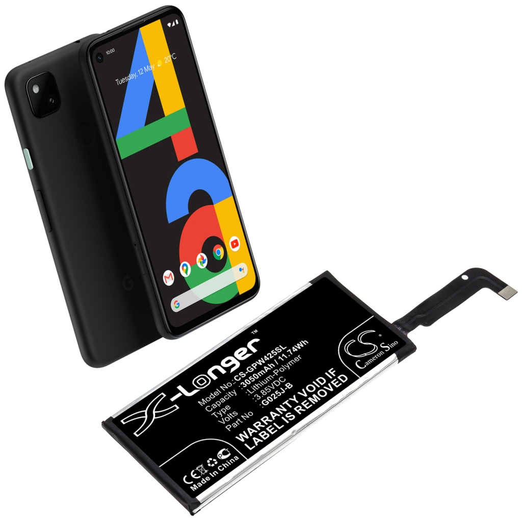 Batteria del telefono cellulare Google Pixel 4A (CS-GPW425SL)