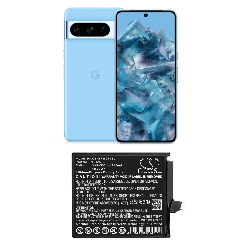 Batteria del telefono cellulare Google Pixel 9 Pro XL (CS-GPW570SL)