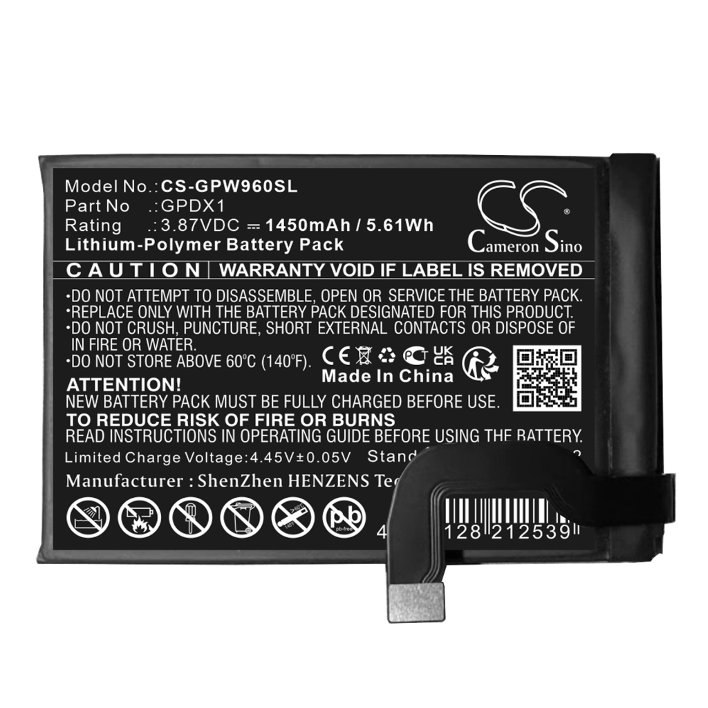 Batteria del telefono cellulare Google G9FPL (CS-GPW960SL)