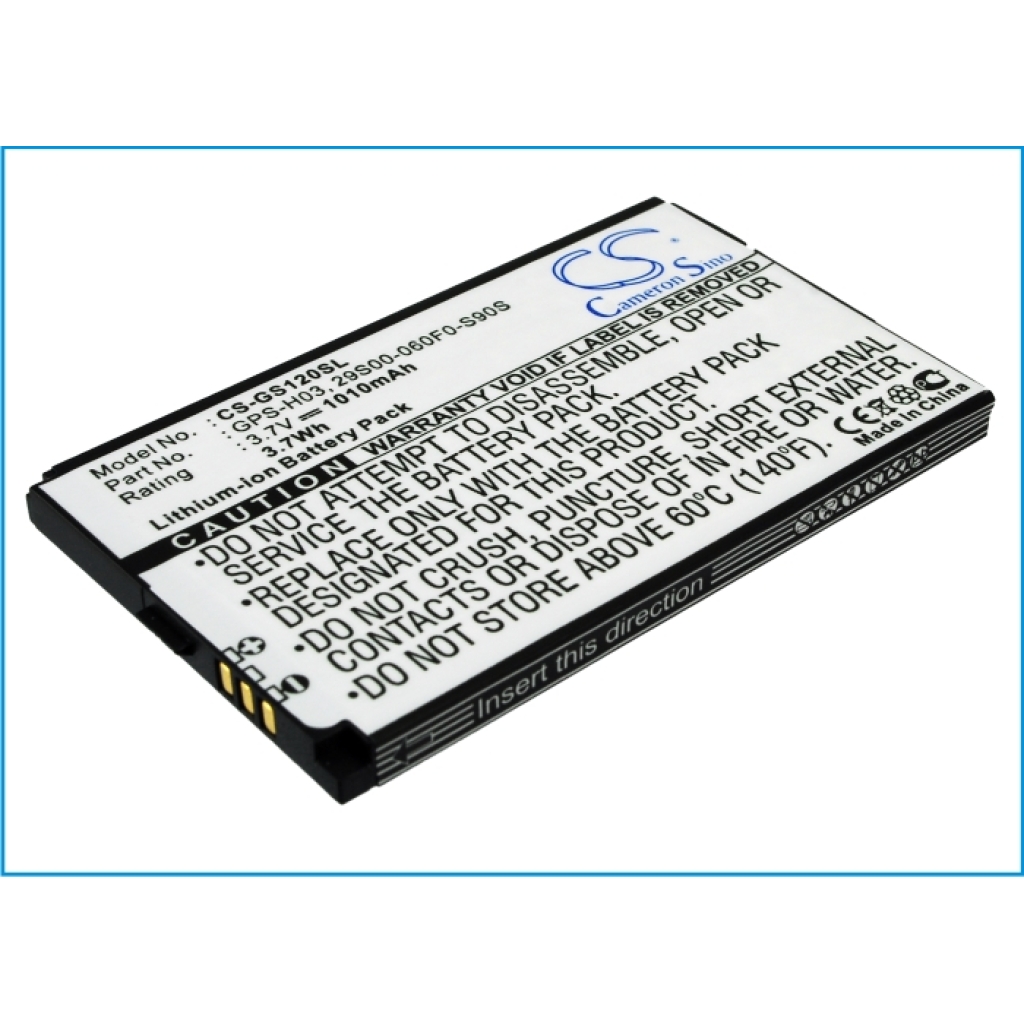 Batterie Sostituisce GPS-H03