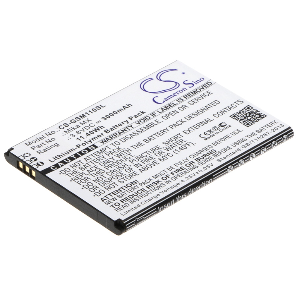 Batteria del telefono cellulare GSmart CS-GSM110SL