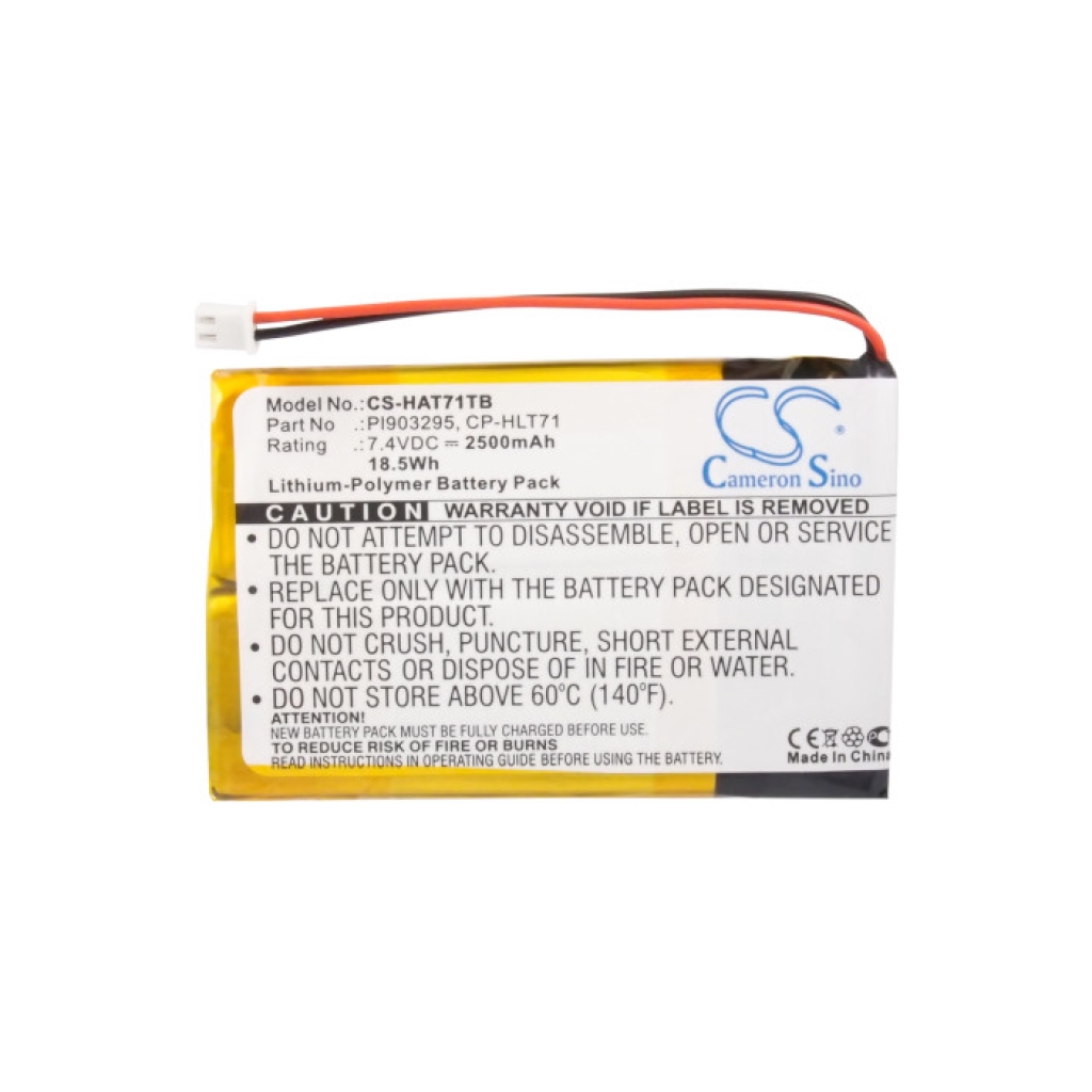 Sostituzione della batteria compatibile per Digital Prisim CP-HLT71,PL903295