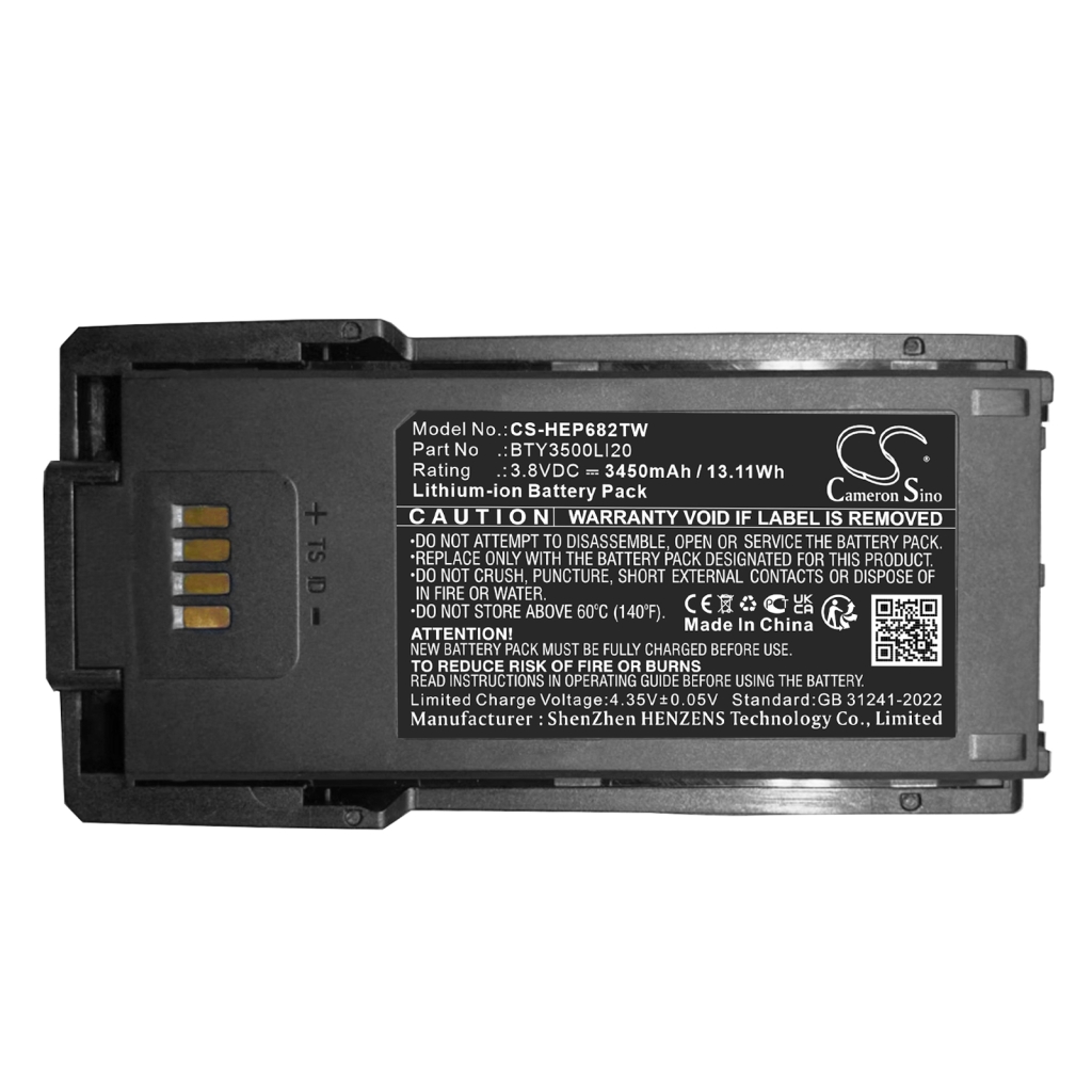 Battery Replaces BTY3500LI20