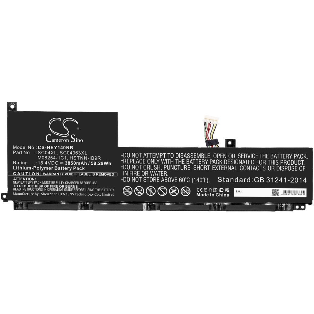 Batterie Sostituisce M08254-1C1