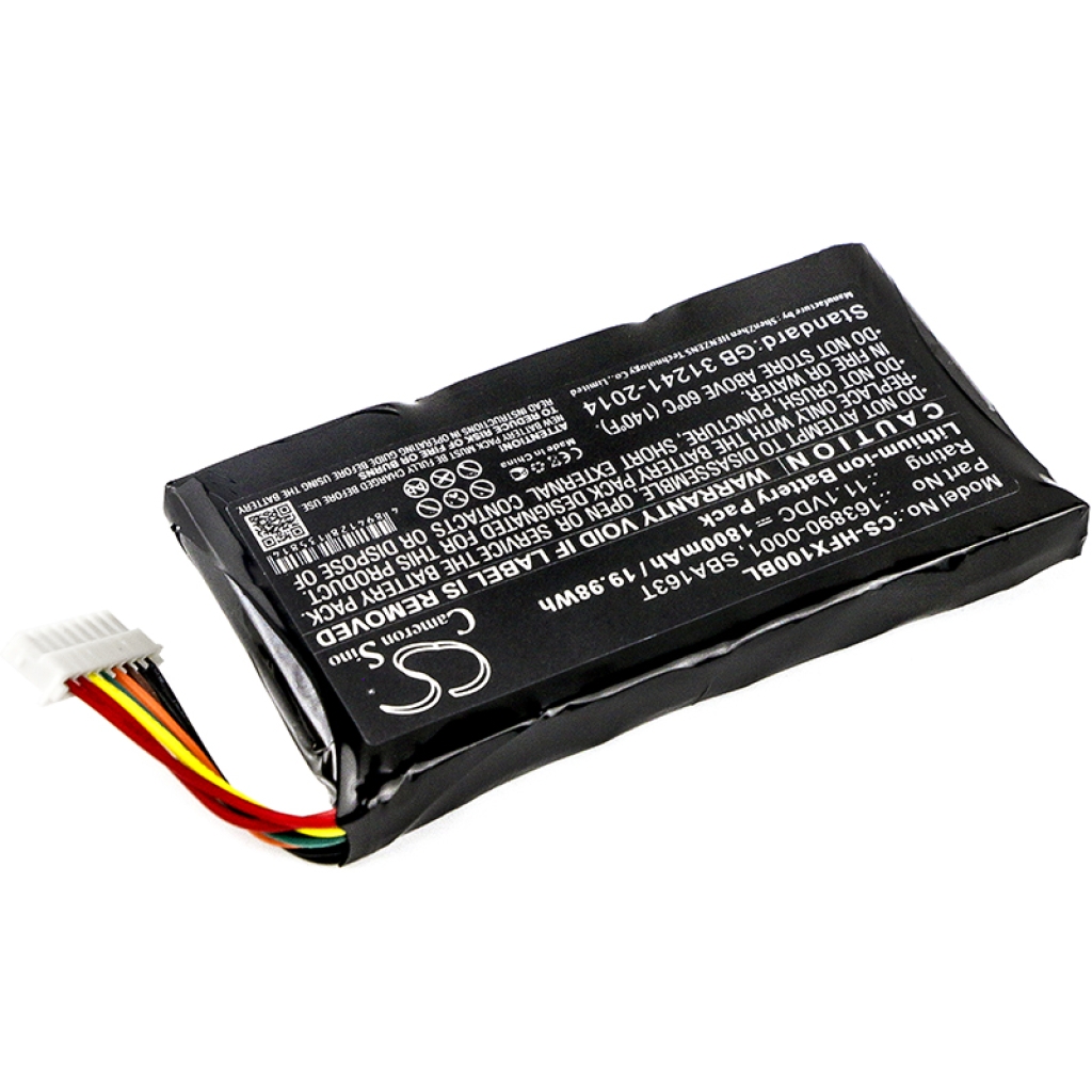 Batterie Sostituisce 163890-0001B