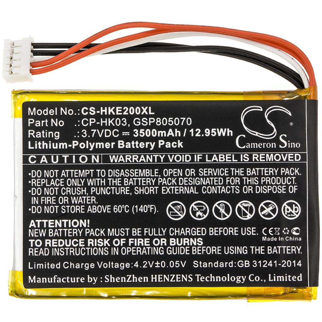 Batterie Sostituisce GSP805070