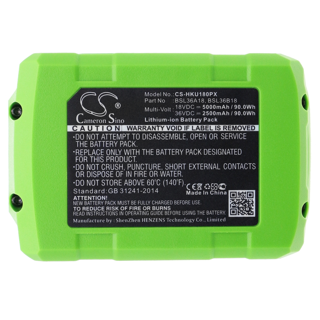 Sostituzione della batteria compatibile per Hikoki BSL36A18,BSL36B18