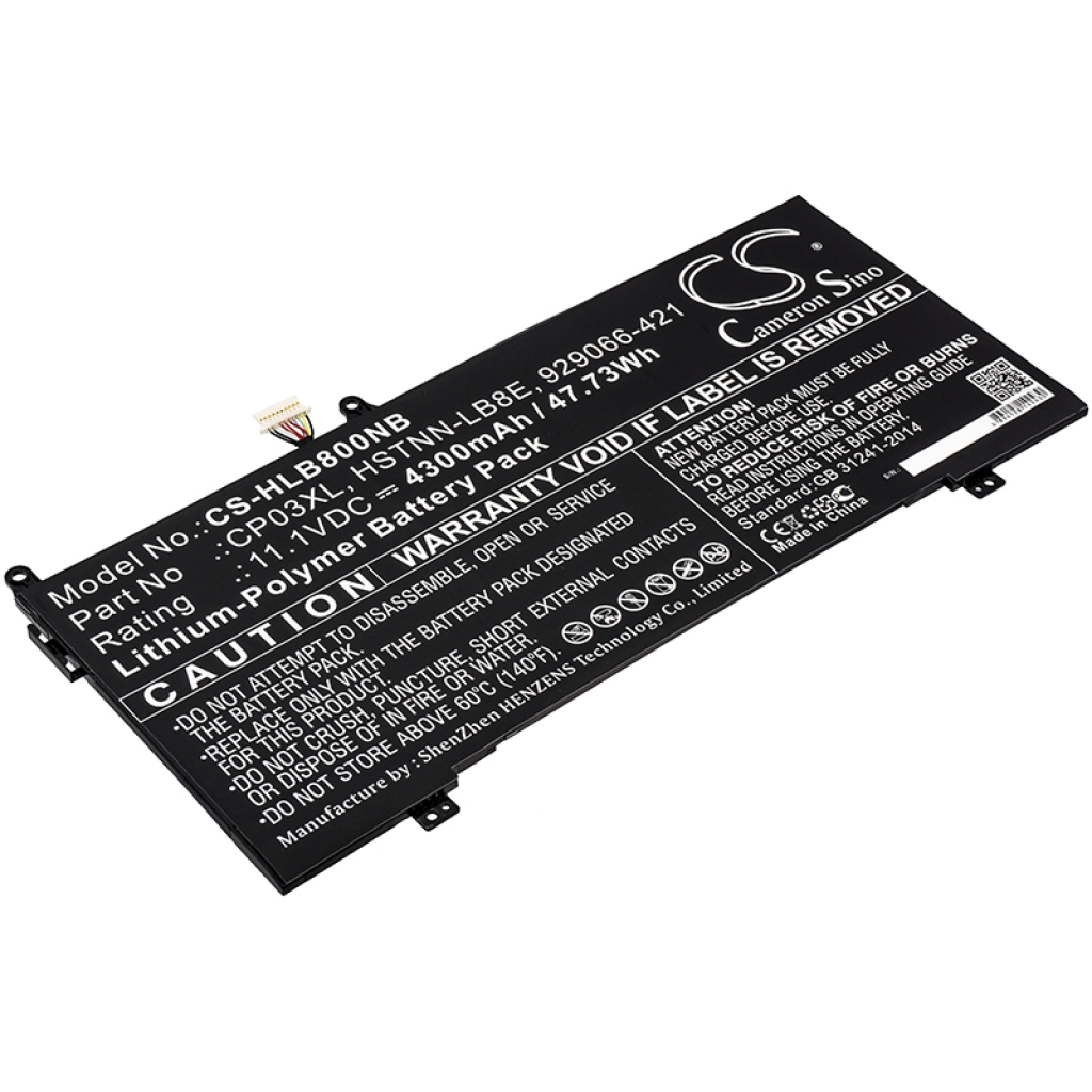 Batterie Sostituisce 929066-421