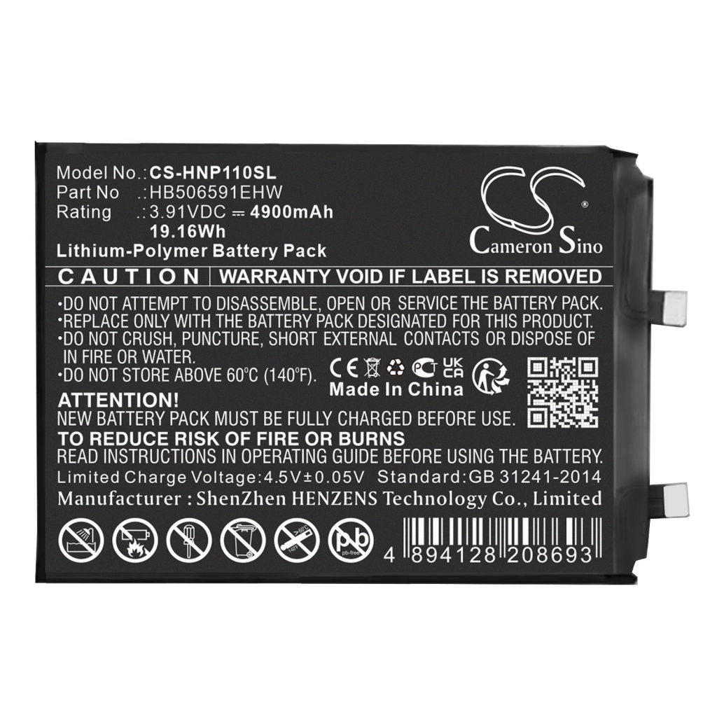 Sostituzione della batteria compatibile per Honor HB506591EHW