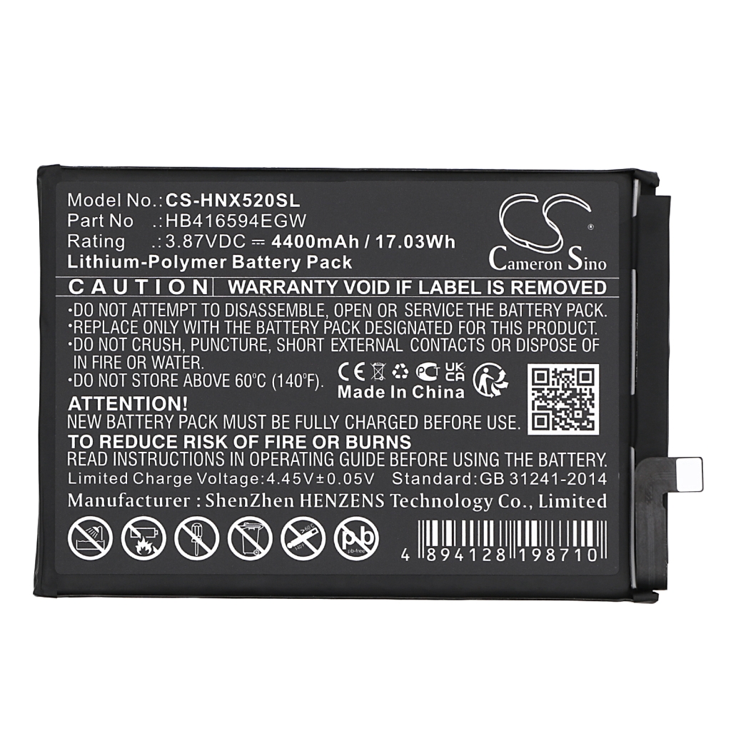 Battery Replaces HB416594EGW