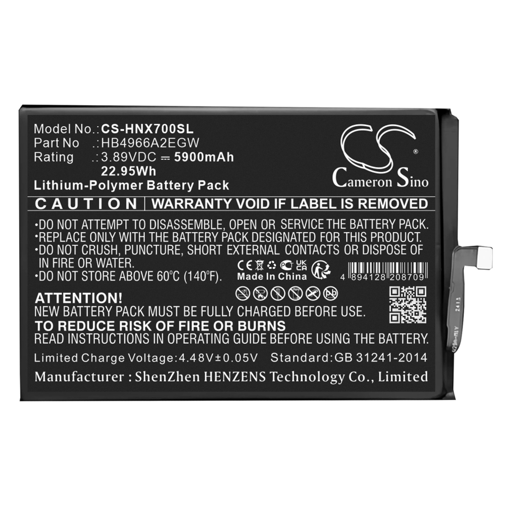 Battery Replaces HB4966A2EGW